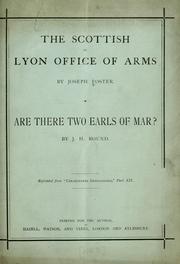 Cover of: The Scottish or Lyon Office of Arms by Joseph Foster