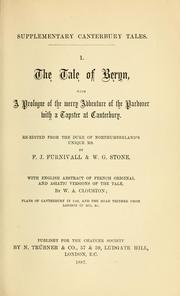 Cover of: The tale of Beryn by Beryn.