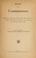 Cover of: Report of the Commissioners appointed to inquire into and report upon the matters referred to in a resolution of the Senate of the University of Toronto passed on the 20th day of January, 1905