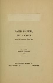 Cover of: Faith papers