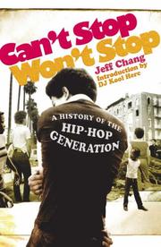 Cover of: Can't Stop Won't Stop by Jeff Chang