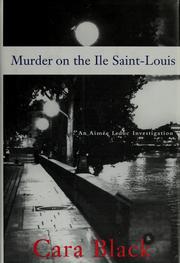 Cover of: Murder on the Ile Saint-Louis