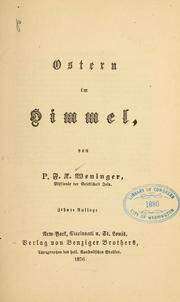 Cover of: Ostern in himmel by F. X. Weninger