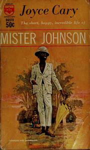 Cover of: Mister Johnson by Joyce Cary