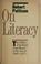 Cover of: On literacy