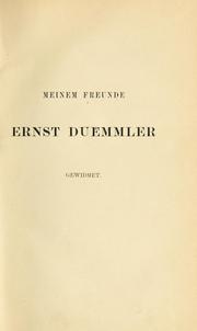 Cover of: Deutschlands geschichtsquellen im mittelalter bis zur mitte des dreizehnten jahrhunderts by Wilhelm Wattenbach