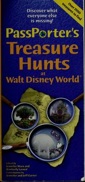 PassPorter's treasure hunts at Disney World and Disney Cruise Line by Jennifer Marx