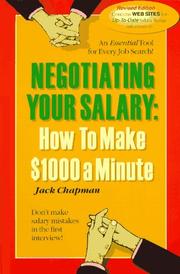 Cover of: Negotiating your salary by Jack Chapman