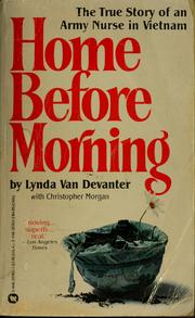 Cover of: Home before morning by Lynda Van Devanter