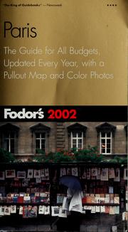 Cover of: Fodor's 2002 Paris