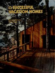 Cover of: Successful Vacation Homes by Ronald Derven