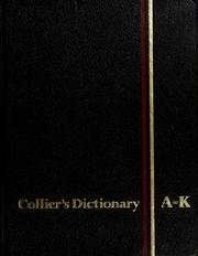 Cover of: Collier's dictionary by William Darrach Halsey