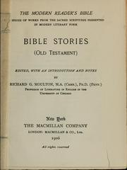 Cover of: Bible stories (Old Testament)