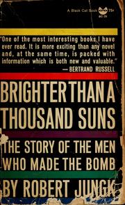 Cover of: Brighter than a thousand suns