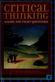 Cover of: Critical Thinking: Asking the Right Questions