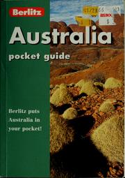 Cover of: Australia