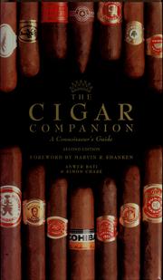 Cover of: The cigar companion: a connoisseur's guide