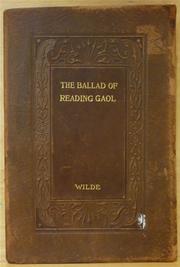 Cover of: The Ballad of Reading Gaol by Oscar Wilde, Oscar Wilde