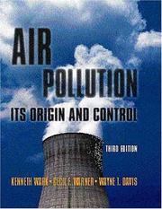 Cover of: Air pollution, its origin and control by Kenneth Wark