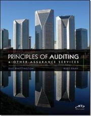 Cover of: Principles of auditing & other assurance services