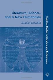Cover of: Literature, Science, and a New Humanities by 