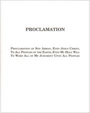 Proclamation of Son Ahman, Even Jesus Christ, To All Peoples of the Earth by Warren S. Jeffs