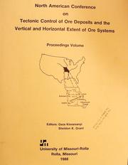 Cover of: Structural Control of Gold in the South Pass Granite-Greenstone Belt, Wyoming by 