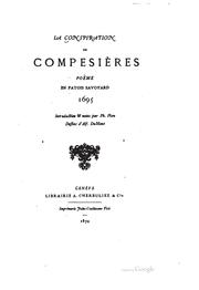 Cover of: La conspiration de Compesières.