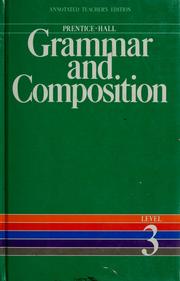 Cover of: Prentice-Hall grammar and composition