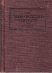 Cover of: The mess officer's assistant.