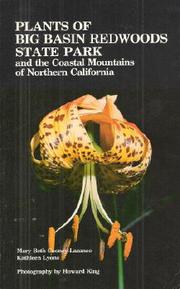 Cover of: Plants of Big Basin Redwoods State Park and the coastal mountains of northern California