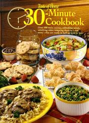 Cover of: Taste of home 30-minute cookbook by editors, Julie Schnittka, Julie Landry.