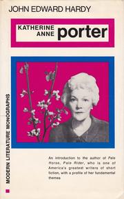 Cover of: Katherine Anne Porter by John Edward Hardy, John Edward Hardy