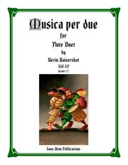 Cover of: Musica per due