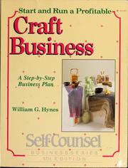 Cover of: Start and Run a Profitable Craft Business by William G. Hynes