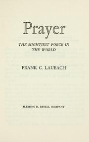 Cover of Prayer