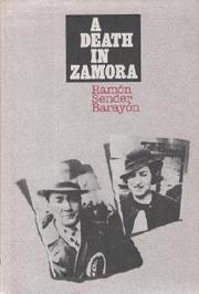 A Death in Zamora by Ramón Sender Barayón