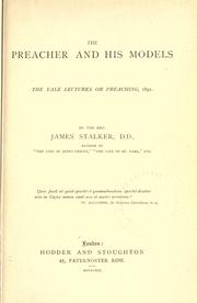 Cover of: The preacher and his models by James Stalker