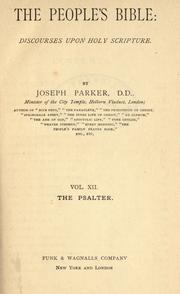 Cover of: The people's Bible by Parker, Joseph