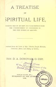 Cover of: A treatise of spiritual life by Giovanni Bona