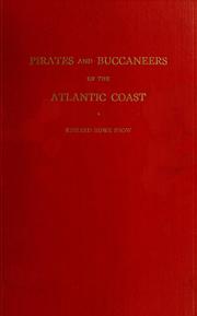 Cover of Pirates and buccaneers of the Atlantic coast