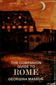 Cover of: The companion guide to Rome. by Georgina Masson