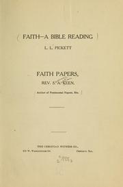 Cover of: Faith papers