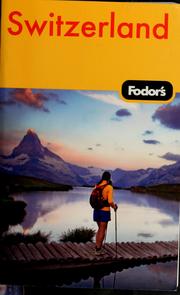Cover of: Fodor's Switzerland