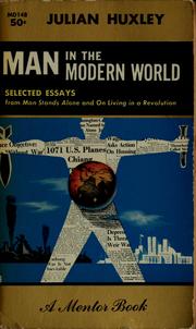 Cover of: Man in the modern world