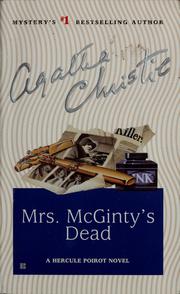 Cover of: Mrs. McGinty's dead