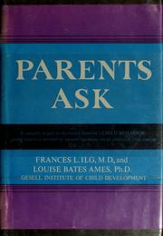 Cover of: Parents ask