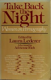 Cover of: Take back the night by Laura Lederer