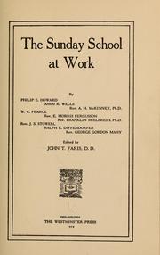 Cover of: The Sunday school at work