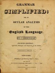Cover of: Grammar simplified
